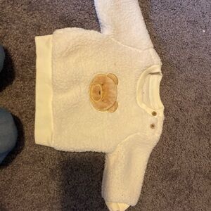 Cozy White Teddy Bear Sweater